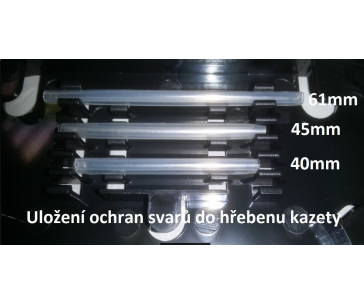 Ochrana sváru, zatavovací 45mm, vyztužení drátem 1mm - 25ks