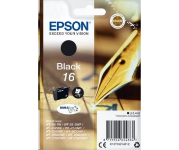 EPSON ink čer Singlepack "Pero" Black 16 DURABrite Ultra Ink