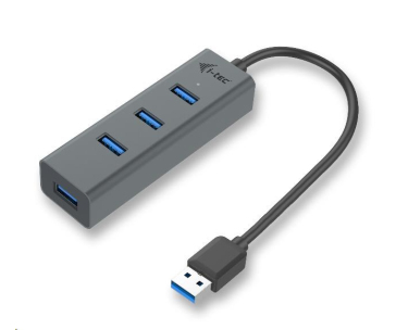 BAZAR - i-tec USB 3.0 Metal 4-portový HUB - natržený obal