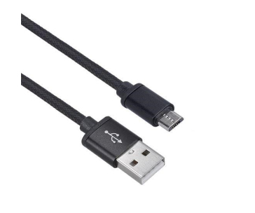 Solight USB kabel, USB 2.0 A konektor - USB B micro konektor, blistr, 1m