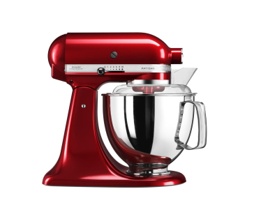 BAZAR - KitchenAid Artisan 5KSM175PSECA kuchyňský robot, 10 rychlostí, planetární systém, červená - opraveno / nepoužito