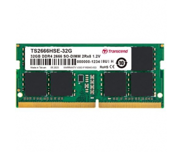 TRANSCEND SODIMM DDR4 32GB 2666MHz 2Rx8 2Gx8 CL19 1.2V