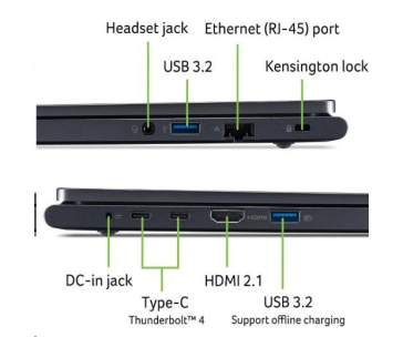 ACER NTB TravelMate P4 16 (TMP416-52-TCO-58SW),i5-1335U,16" WUXGA,16GB,512GB SSD,Iris Xe,Win11Pro,Blue