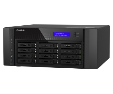 QNAP TS-h1290FX-7232P-64G (8C/EPYC7232P/7252/3,2GHz/64GBRAM/12xU.2/2x2,5GbE/2xSFP28/3xUSB3.2/4xPCIe)