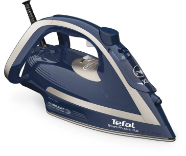 BAZAR - Tefal Smart Protect Plus FV6872E0 napařovací žehlička, 2800 W, Anti-drip, automatické vypnutí, modrá - rozbaleno