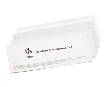 Zebra cleaning cards, 5 cards