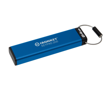 Kingston Flash Disk IronKey 64GB Keypad 200 encrypted USB flash drive