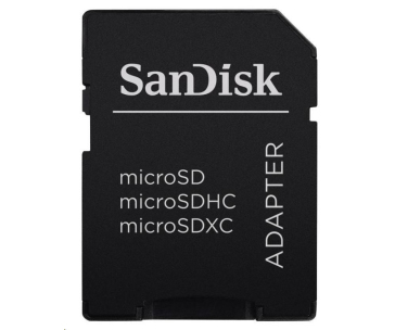 SanDisk MicroSDXC karta 512GB Ultra (150 MB/s, A1 Class 10 UHS-I) + adaptér