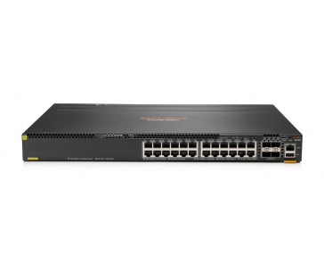 Aruba 6300M 24-port 1GbE Class 4 PoE and 4-port SFP56 Switch