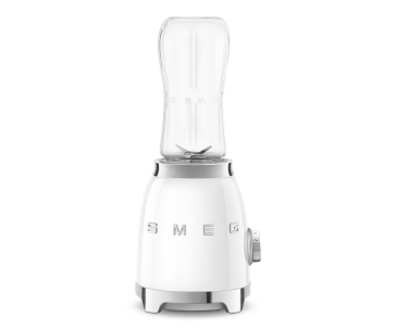 Smeg PBF01WHEU mini mixér, 300 W, 2 programy, 22000 RPM, nerezové dvojité ostří, bílý