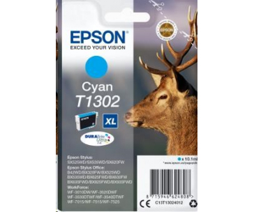 EPSON ink bar Singlepack "Jelen" Cyan T1302 DURABrite Ultra Ink (10,1 ml)