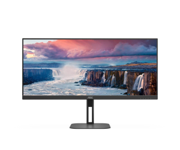 AOC MT VA LCD WLED 34" U34V5C/BK - VA panel, 3440x1440, HDMI, DP, USB, USB-C, nast vyska, repro