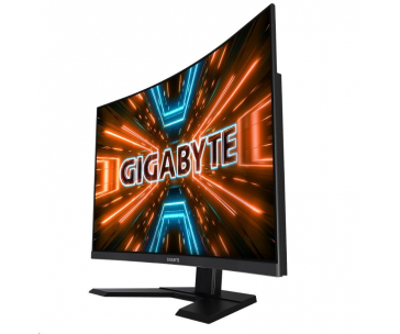 GIGABYTE LCD - 31.5" Gaming monitor G32QC A, Prohnutý VA1500R, 2560x1440 QHD, 165Hz, 3000:1, 350cd/m2, 1ms, 2xHDMI, 1xDP