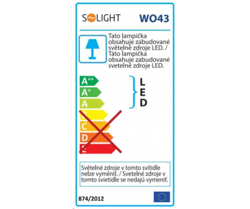 Solight LED stmívatelná stolní lampička s displejem, 6W, volba teploty světla, bílý lesk