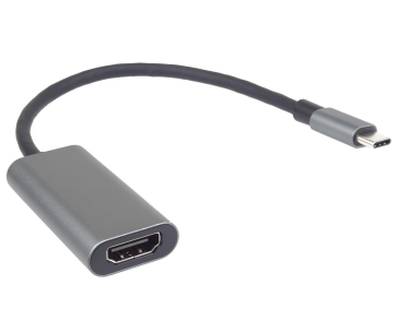 PremiumCord Převodník USB-C na HDMI, rozlišení 4K a FULL HD 1080p, kovové pouzdro