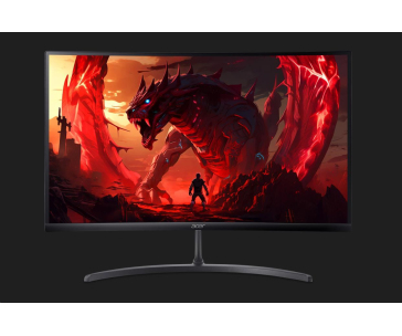 ACER LCD Nitro ED273US3bmiipx 69cm (27") VA LED Curved, WQHD 2560x1440@180Hz DP, 144Hz HDMI, 250cd/m2, 178/178,Black