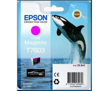 EPSON ink bar ULTRACHROME HD "Kosatka" - Vivid Magenta - T7603 (25,9 ml)