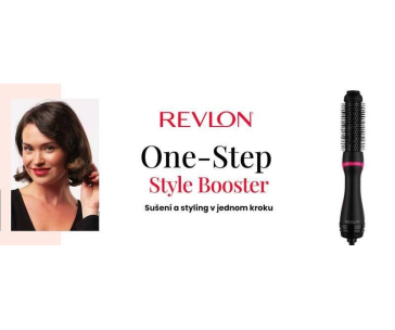 Revlon One-Step Style Booster RVDR5292E kulma, 820 W, ionizace, 2 rychlosti, 3 teploty