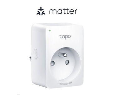 TP-Link Tapo P110M chytrá WiFi mini zásuvka (3680W,16A,2,4 GHz,BT,Matter certified)