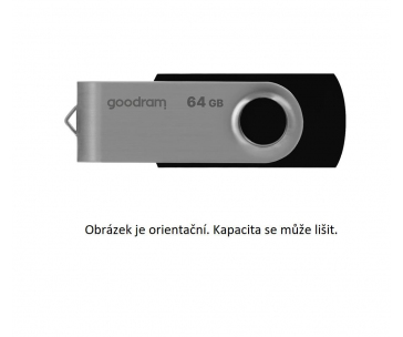 GOODRAM Flash Disk 64GB UTS2, USB 2.0, černá