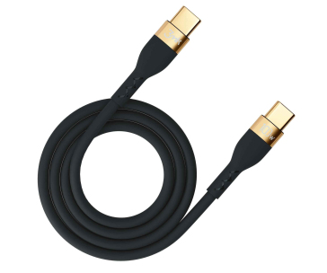 3mk datový kabel - Hyper Silicone Cable C to C 2m 100W, černá