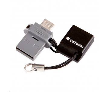 VERBATIM Dual USB Drive 64 GB - OTG/USB 2.0 for Smarphones & Tablets