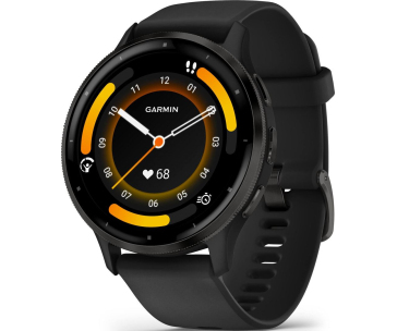 Garmin Venu® 3, Slate/Black, Silicone band