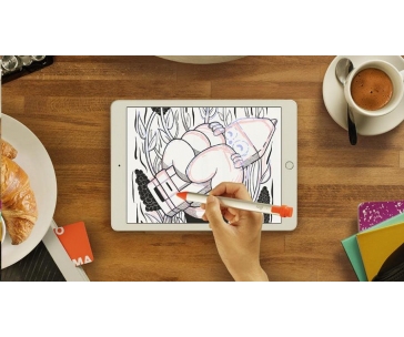 Logitech pero Crayon Digitaler Stift Wireless pro Ipad, EMEA, Intense sorbet, Orange