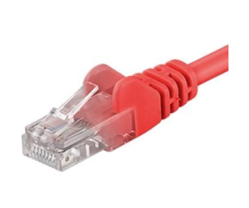 PremiumCord Patch kabel UTP RJ45-RJ45 CAT6 1,5m červená