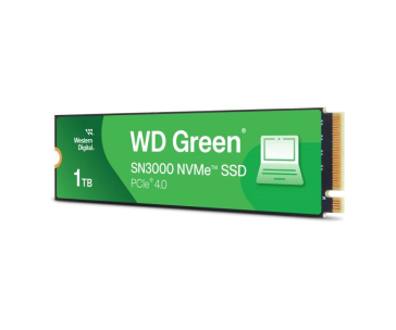 WD GREEN SSD 1TB SN3000, PCIe Gen4x4, M.2 2280, (R:5000/W:4200 MB/s)