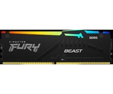 KINGSTON DIMM DDR5 16GB 5200MT/s CL36 FURY Beast RGB EXPO