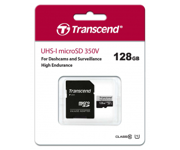 TRANSCEND MicroSDXC karta 128GB 350V, High Endurance