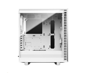 FRACTAL DESIGN skříň Define 7 Compact White TG Clear, USB 3.1 Type-C, 2x USB 3.0, bez zdroje, mATX