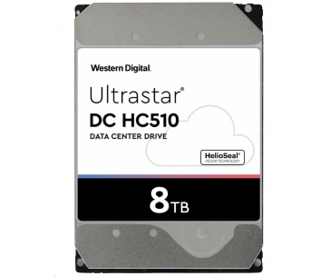 Western Digital Ultrastar® HDD 8TB (HUH721008ALN600) DC HC510 3.5in 26.1MM 256MB 7200RPM SATA  4KN ISE