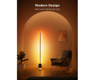 Govee Floor Lamp Pro RGBICWW LED lampa s reproduktorem + ovladač