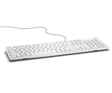 DELL Multimedia Keyboard-KB216 - US International (QWERTY) - White