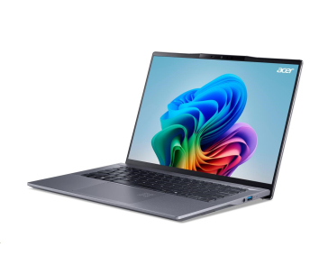 ACER NTB Swift Go 14 AI (SFG14-01-X2KK),Snapdragon XPlus X1P,14.5"WUXGA,16GB,1024GB SSD,Qualcomm Adreno,Win11H,Gray