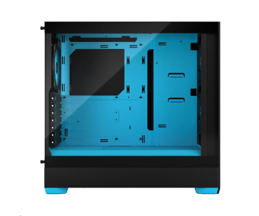 FRACTAL DESIGN skříň Pop Air RGB Cyan Core TG Clear Tint, 2x USB 3.0, bez zdroje, ATX