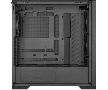 ASUS case TUF GAMING CASE (GT302) TG, Mid Tower, 4x 140mm ARGB Fan, černá