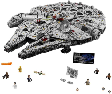 LEGO Star Wars 75192 Millennium Falcon, stavebnice, 7541 dílků, 2017