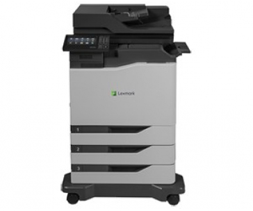 LEXMARK tiskárna CX820dtfe A4 COLOR LASER, 50ppm, 2048MB USB, LAN, duplex, dotykový LCD, 2x zásobník papíru, sešívačka