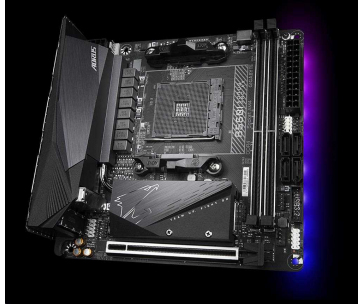 GIGABYTE MB Sc AM4 B550 I AORUS PRO AX, AMD B550, 2xDDR4, 1xDP, 2xHDMI, WI-FI, mITX