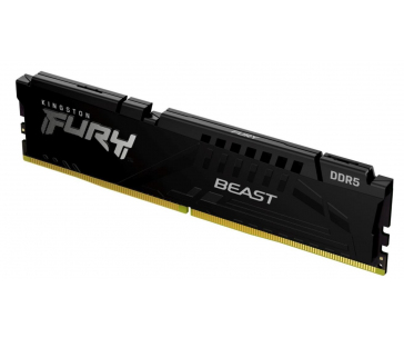 KINGSTON DIMM DDR5 16GB 5600MT/s CL40 FURY Beast Černá