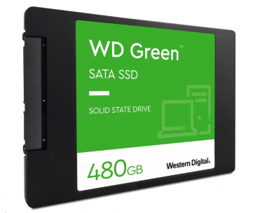 WD GREEN SSD 3D NAND WDS480G3G0A 480GB SATA/600, (R:500, W:400MB/s), 2.5"