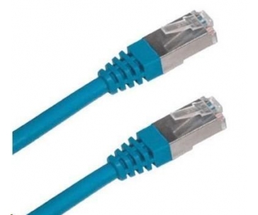 XtendLan patch kabel Cat6A, SFTP, LS0H - 0,5m, modrý (prodej po 10 ks)