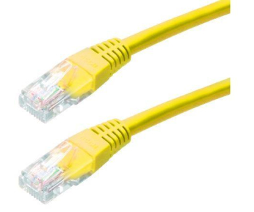 XtendLan patch kabel Cat6, UTP - 1m, žlutý (prodej po 10 ks)