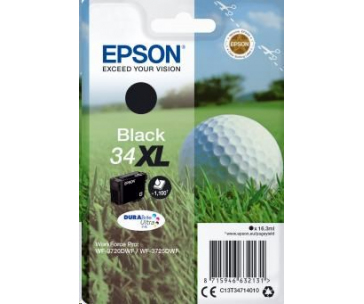 EPSON ink čer Singlepack "Golf" Black 34XL DURABrite Ultra Ink 16,3 ml