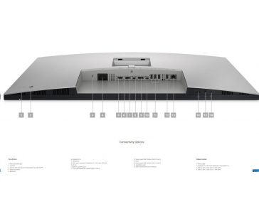 DELL LCD U3223QZ - 31.5"/IPS/LED/4K/3840 x 2160/16:9/60Hz/8ms/2000:1/400 cd/m2/Speaker/HDMI/DP/VESA/3YNBD (210-BDZZ)