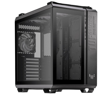 ASUS case TUF GAMING GT502 PLUS, Mid Tower, průhledná bočnice, 4x 120mm ARGB Fan, černá