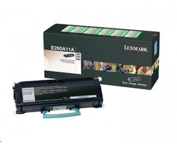 LEXMARK černý toner pro E260, E360, E460 (3 500 stran)